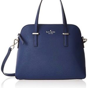 Navy shoulder bag Kate spade purse without the long strap